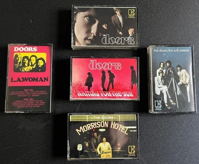 Vintage The Doors Cassette Tape Lot Jim Morrison LA Woman Soft Parade Foto 1 de 4