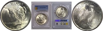 1923 $1 Peace Dollar PCGS MS-66 - Image 1 of 3
