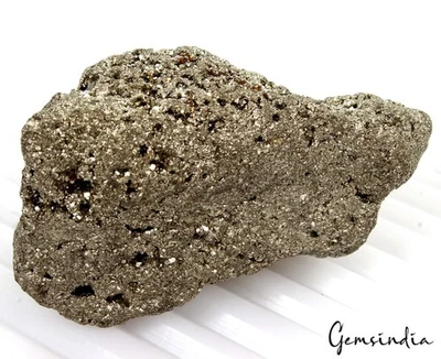 118 Gram Natural Gold Pyrite Crystal Nugget Raw Fools Gold Natural Stones Rough - Image 1 of 4