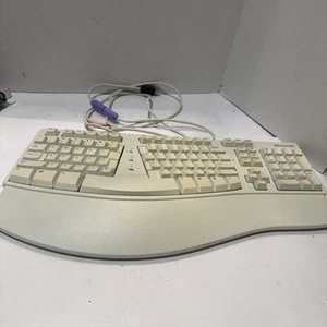 Microsoft Natural Keyboard Elite Ergonomic Vintage KU-0045 X06-19331 PS/2 & USB - Picture 1 of 6
