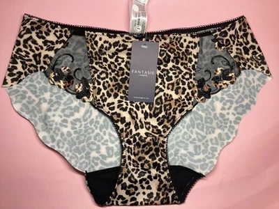 Ropa interior Fantasie de leopardo y encaje negro talla S nueva con etiquetas 138958 Foto 1 de 4