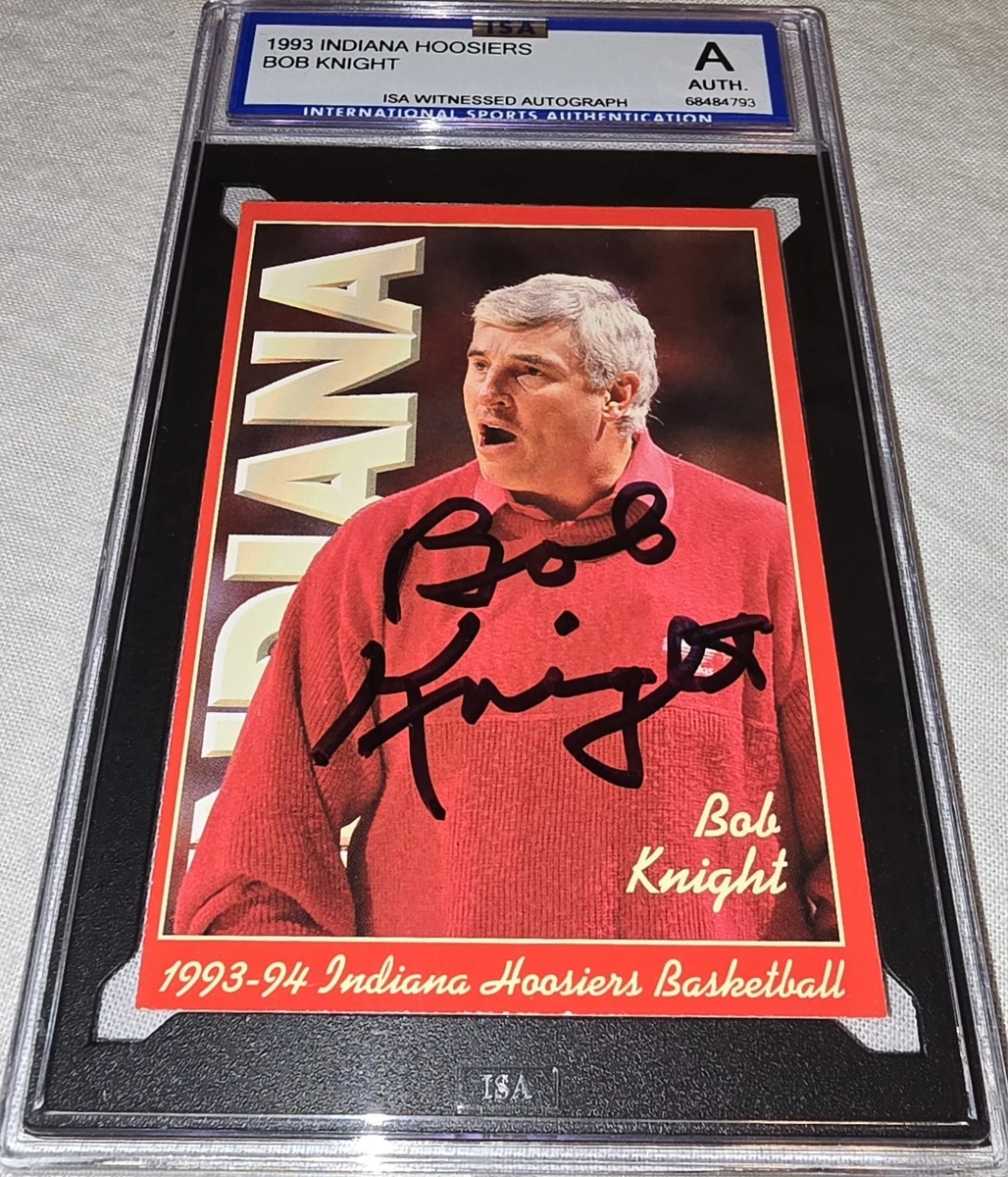 Bob Knight NCAA Autographed Items products for sale | eBay