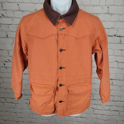 VTG Walls Orange Authentic Ranchwear Zip & Snap Jacket Boys Size Medium M 10-12 - Image 1 of 4