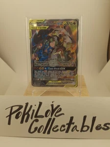 Reshiram & Zekrom GX (Full Art) 222/236 Sm-Cosmic Eclipse Holo - Foto 1 di 11