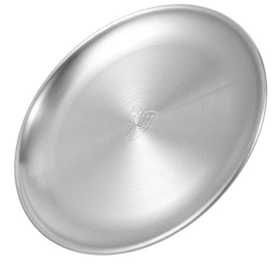  1pc in acciaio inox piastra cucina in acciaio inox bakeware rotondo panoramica - Immagine 1 di 4