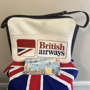 concorde memorabilia flight bag BRITISH AIRWAYS SIGNED COVER BY CAPTAIN - R1B - Picture 1 of 12