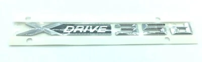 Scritta logo targhetta fregio BMW X DRIVE 3.5D  SERIE X3 X5 5 -7  XDRIVE 3.5 D - Immagine 1 di 2