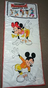 Tappetino personaggio Mousercise super RARO vintage Disney Topolino e Minnie perfetto in fase di attesa - Foto 1 di 9