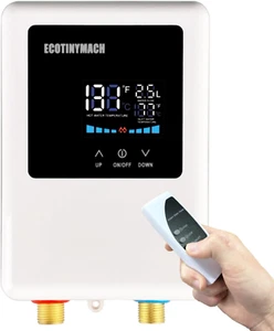 Calentador Agua Eléctrico 110V 5000W Instantáneo Bajo Fregadero Control Remoto - Bild 1 von 7