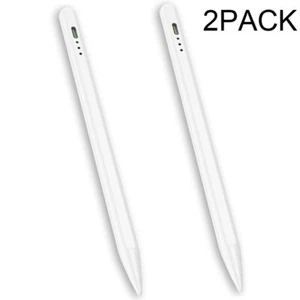 2 PACK pour Apple Pencil Stylus iPad 10/9/8/7/6th, Air 5/4/3, iPad Pro 2018-2024 - Photo 1/7