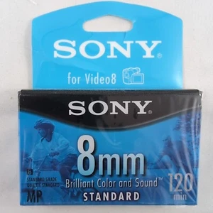 Cassette vidéo standard Sony 120 min 8 mm (P6-120MPL) vidéo 8 vierges neuve A1 - Photo 1 sur 2