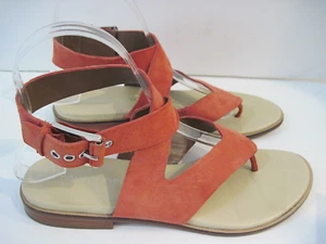 Donald j. Pliner Lola Coral Nubuck Strappy Thong Sandals Size 7 1/2 M - Picture 1 of 6