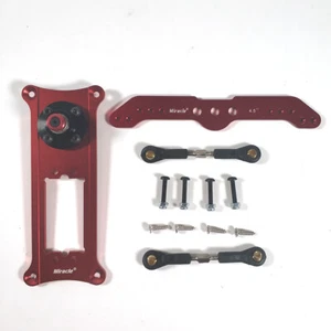1Set Miracle Alu Alloy Servo Rudders Mount/Rudder Tray Set w/ 4.5inch Double Arm - Bild 1 von 4