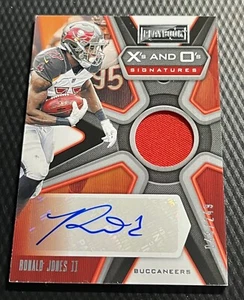 2019 Panini Playbook Ronald Jones Buccaneers X's and O's RC Auto Jersey - 48/249 - Picture 1 of 3
