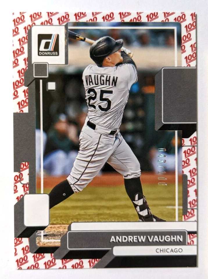 2022 DONRUSS 100 EMOJI ANDREW VAUGHN 043/100 - Image 1 of 2