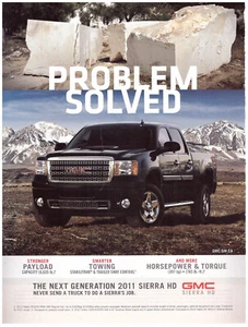 2011 GMC Sierra HD Pickup Truck, sehr scharfe kanadische Ausgabe Magazin Anzeige - Bild 1 von 1
