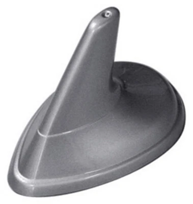 Simulazione Antenna Adesiva Auto Pinna di Squalo Argento Tipo Navigatore  C40296 - Immagine 1 di 4