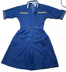 NEW Vintage 80s Western Blue Denim DREAMS Dress Made USA Size16 XL Jacket Shorts - Bild 1 von 16