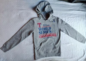 Texas Rangers Fanatics 2023 World Series Champions Locker Room Pullover Hoodie - Picture 1 of 9