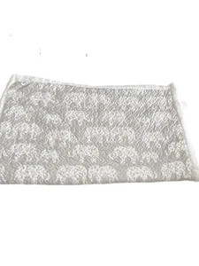 Lush Decor Elephant Parade Throw Fuzzy Reversible Sherpa Blanket, 50” x 50” - Picture 1 of 3