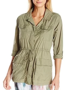 Karen Kane KK-7224 Sage Green Military Water-Resistant Active Jacket - &138 - Picture 1 of 3