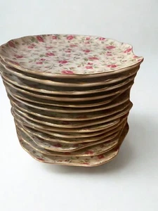 Vintage Lefton China Rose Pattern Dinnerware Set - Picture 1 of 3