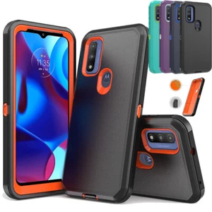For Motorola Moto G Pure 2021 Case TPU Cover Hybrid Rugged Heavy Duty Shockproof - Picture 1 of 16