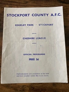 Stockport County reserves v Rhyl 1965 1965/66 Cheshire County League - Picture 1 of 3