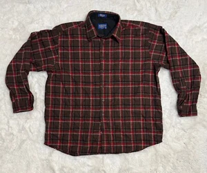 PENDLETON LODGE SHIRT MENS XXL RED WOOL FLANNEL BUTTON UP BOYD TARTAN PLAID - Bild 1 von 7