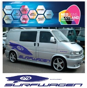 T4 T5 T6 TRANSPORTER SURFWAGEN KIT VAN GRAPHICS STICKERS DECALS x 6 CAMPERVAN - Picture 1 of 2