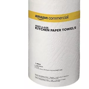 Eco-Friendly 2-Ply Adapt-a-Size Kitchen Towels, 1680 Count | 100% Virgin Paper - Picture 1 of 9