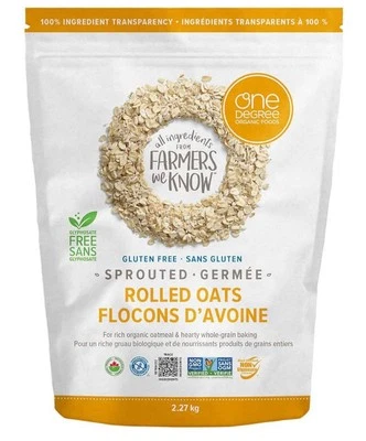One Degree Organic Gluten Free Sprouted Rolled Oats 5 lbs (80 oz)  - Image 1 of 3