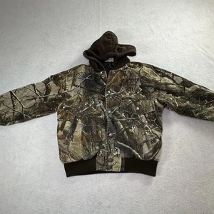 Chaqueta Redhead Youth Pequeña Camuflada Forro Acolchado Aislado Con Capucha Cremallera - Imagen 1 de 7