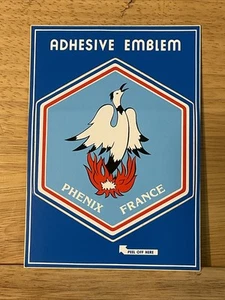 Adhesive Emblems from Phenix Nuclear Plant France 1982 World's Fair Exhibit - Picture 1 of 3
