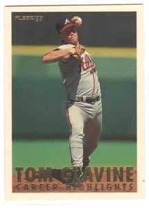 1993 Fleer TOM GLAVINE Career Highlights card #2 - Picture 1 of 2
