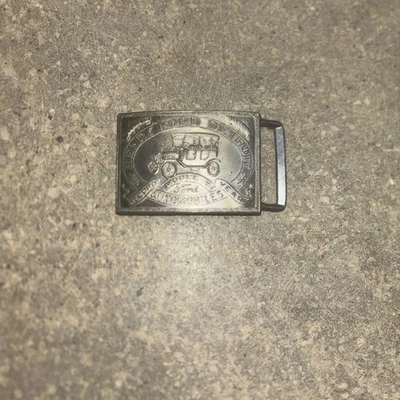 De Colección Henry Ford Detroit Automóviles Latón Sólido Fairchild Cinturón Hebilla Año Disco Foto 1 de 3