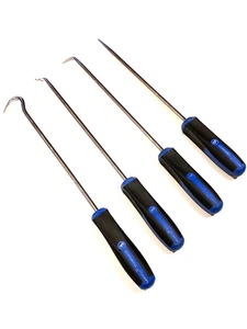 Cornwell Tools 4 Piece Blue And Black Heavy Duty Long Radiator Pick Set NICE - Bild 1 von 8