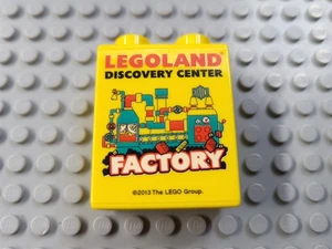 LEGO DUPLO Yellow 1x2x2 Discovery Center Factory Brick 2013 - Picture 1 of 1