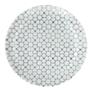 Dinner Plate Coupe Mosaic Mediterranean Green 26 cm Porcelain - Tognana - Picture 1 of 1
