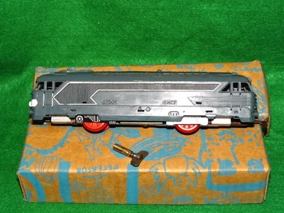 Rare Jouef HO SNCF BB 67001 Clock Work Diesel Locomotive in Blue WO Unboxed. - Image 1 of 4