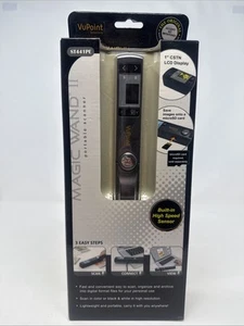 VuPoint ST441 Magic Wand Portable Scanner Scans B&W & Color Documents Black NEW - Picture 1 of 16