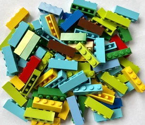 50x Lego Classic 1 x 4 Building Blocks - Assorted Colors - Picture 1 of 1