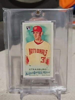 2010 ALLEN & GINTER STEPHEN STRASBURG MINI RC ROOKIE RARE SP WASHINGTON NATIONAL - Image 1 of 2