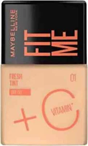 1 Pc X Maybelline New York Fit Me Fresh Tint Shade 01 With SPF 50 Free Shipping - Picture 1 of 4