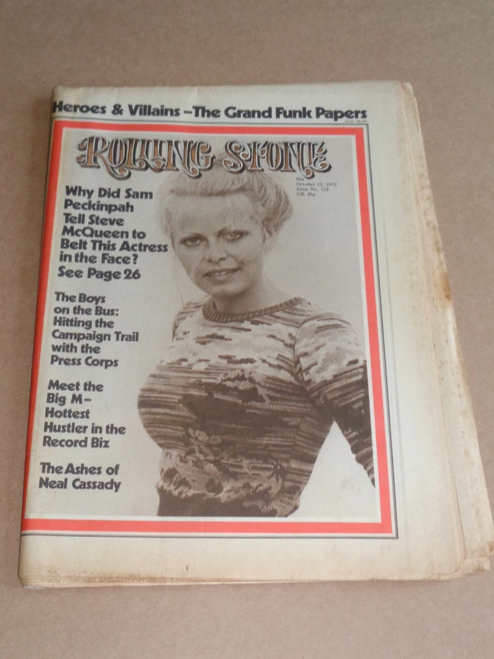Rolling Stone - October 12 1972 No.119 Sally Struthers cover (Sam Pekinpah) - Image 1 of 1