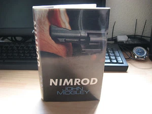 John Midgley - Nimrod - 1979 Robert Hale 1st HB/DJ scarce Israeli spy thriller - Imagen 1 de 4