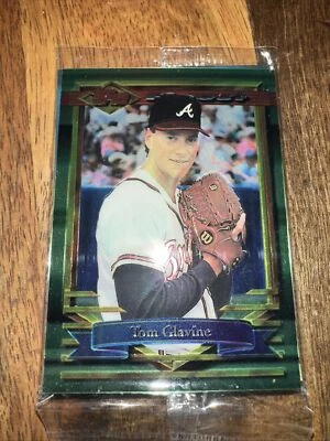 1994 Topps Superstar Sampler 3 Card Sealed Pack Bowman Finest StadiumTom Glavine - Image 1 of 2