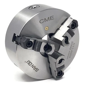 8" 3-JAW SELF-CENTERING LATHE CHUCKS plain back #0803F0 USA free shipping-- NEW - Picture 1 of 3