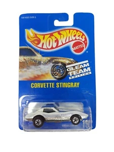 Mattel Hot Wheels Collector #192 Corvette Stingray Gleam Team 1991 - Imagen 1 de 4