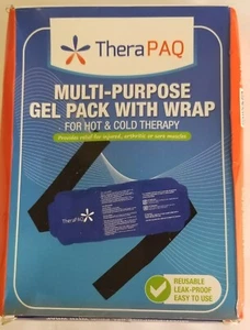 Multi Purpose Gel Pack With Wrap for Injuries by Thera PAQ Hot and Cold Therapy - Picture 1 of 5